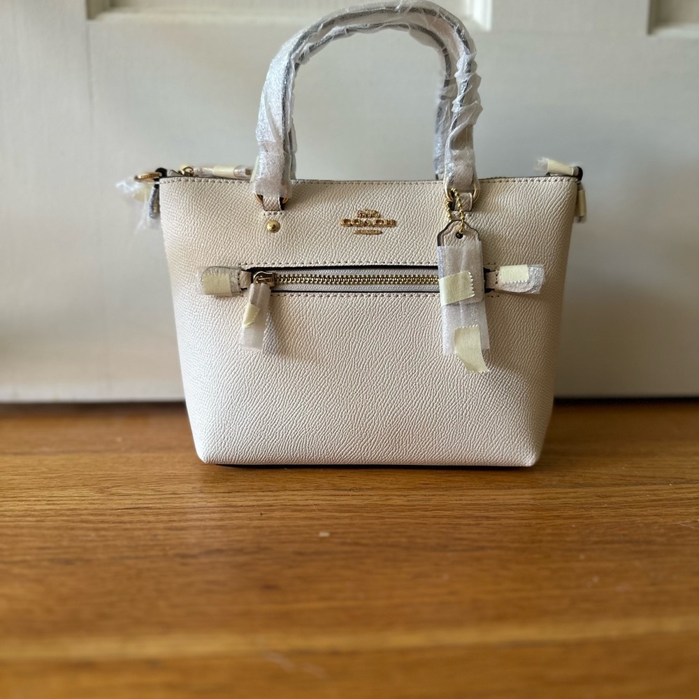 BRAND NEW Coach Mini Gallery Crossbody White